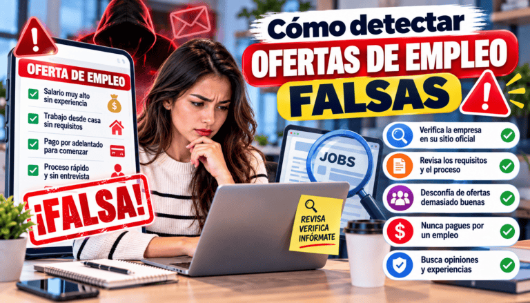 Cómo detectar ofertas de empleo falsas