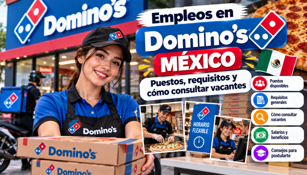 Empleos en Domino's México: puestos, requisitos y cómo consultar vacantes