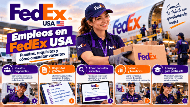 Empleos en FedEx USA: puestos, requisitos y cómo consultar vacantes