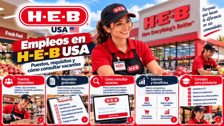 Empleos en H-E-B USA: puestos, requisitos y cómo consultar vacantes
