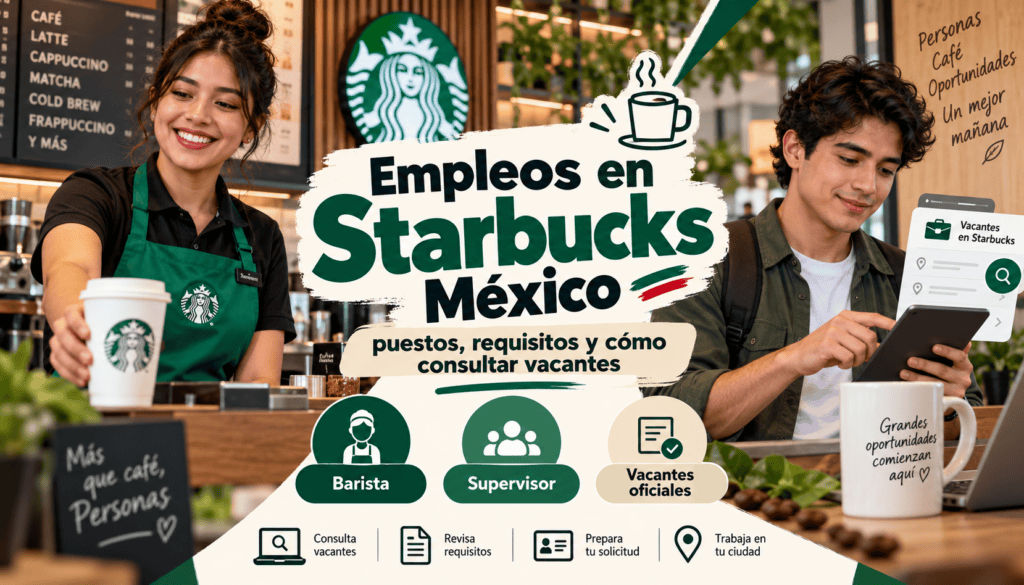 Empleos en Starbucks México: puestos, requisitos y cómo consultar vacantes