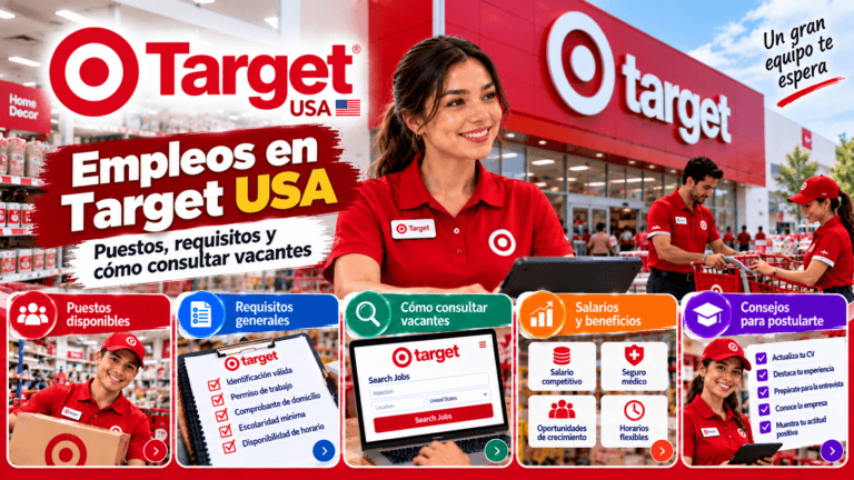 Empleos en Target USA: puestos, requisitos y cómo consultar vacantes