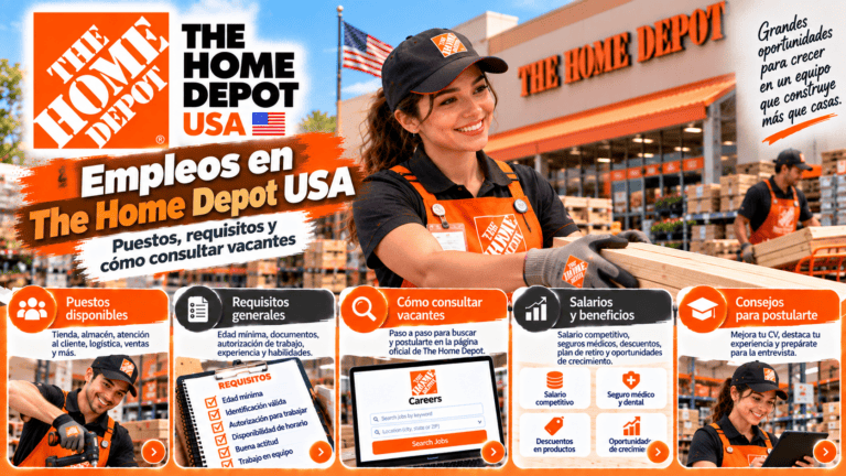 Empleos en The Home Depot USA: puestos, requisitos y cómo consultar vacantes