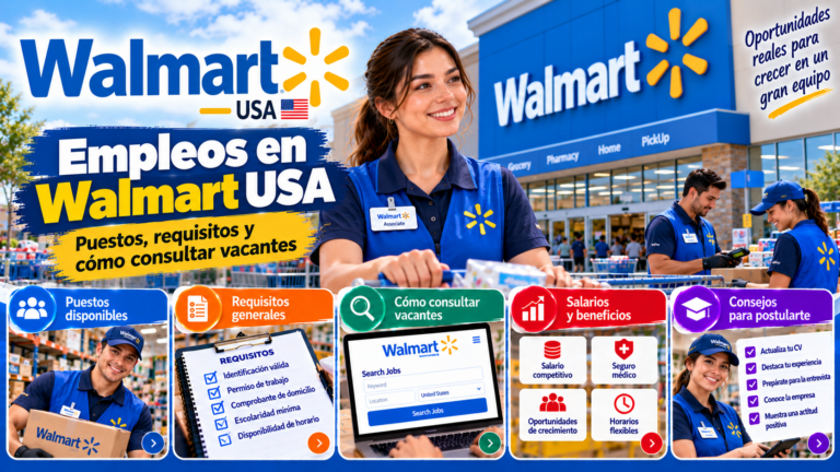 Empleos en Walmart USA: puestos, requisitos y cómo consultar vacantes