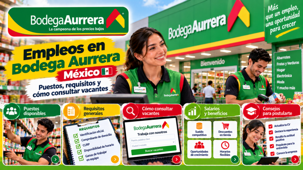 Empleos en Bodega Aurrera: puestos, requisitos y cómo consultar vacantes