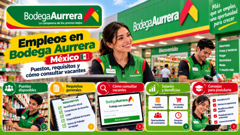 Empleos en Bodega Aurrera: puestos, requisitos y cómo consultar vacantes