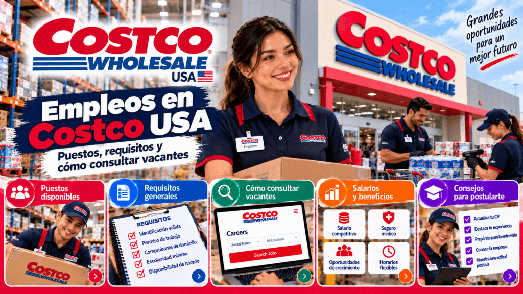Empleos en Costco USA: puestos, requisitos y cómo consultar vacantes