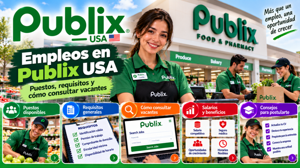 Empleos en Publix USA: puestos, requisitos y cómo consultar vacantes