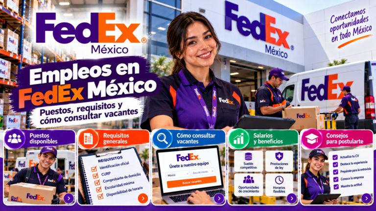 Empleos en FedEx México: puestos, requisitos y cómo consultar vacantes