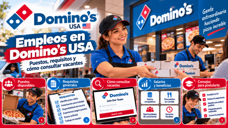 Empleos en Domino's USA: puestos, requisitos y cómo consultar vacantes