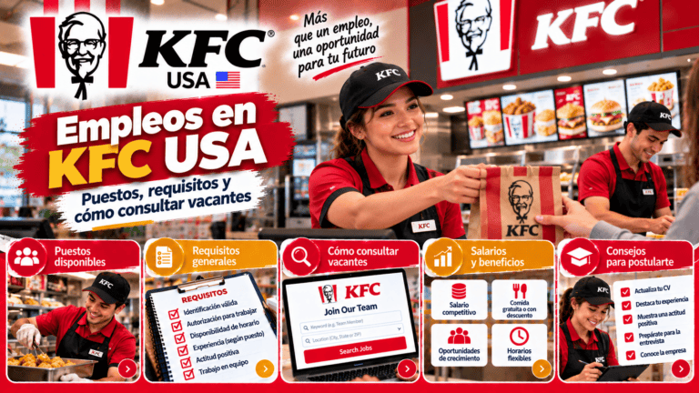 Empleos en KFC USA: puestos, requisitos y cómo consultar vacantes